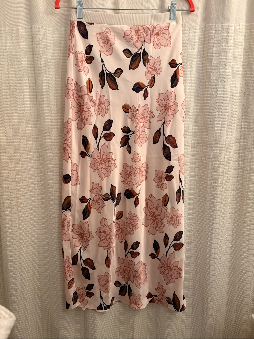 Favorite Daughter Blush Pink Floral Maxi Skirt